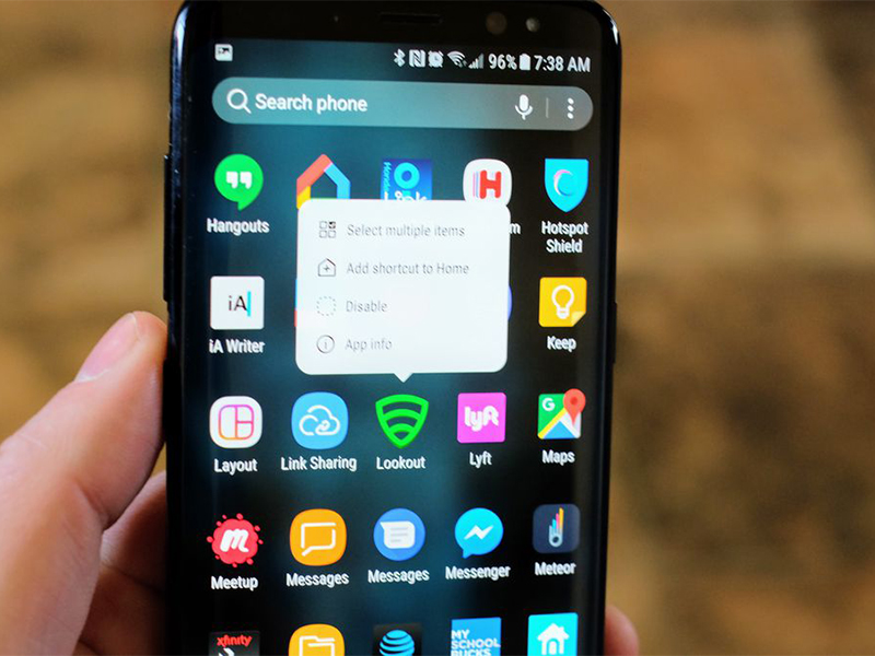 Gỡ bỏ ứng dụng tr&ecirc;n Samsung